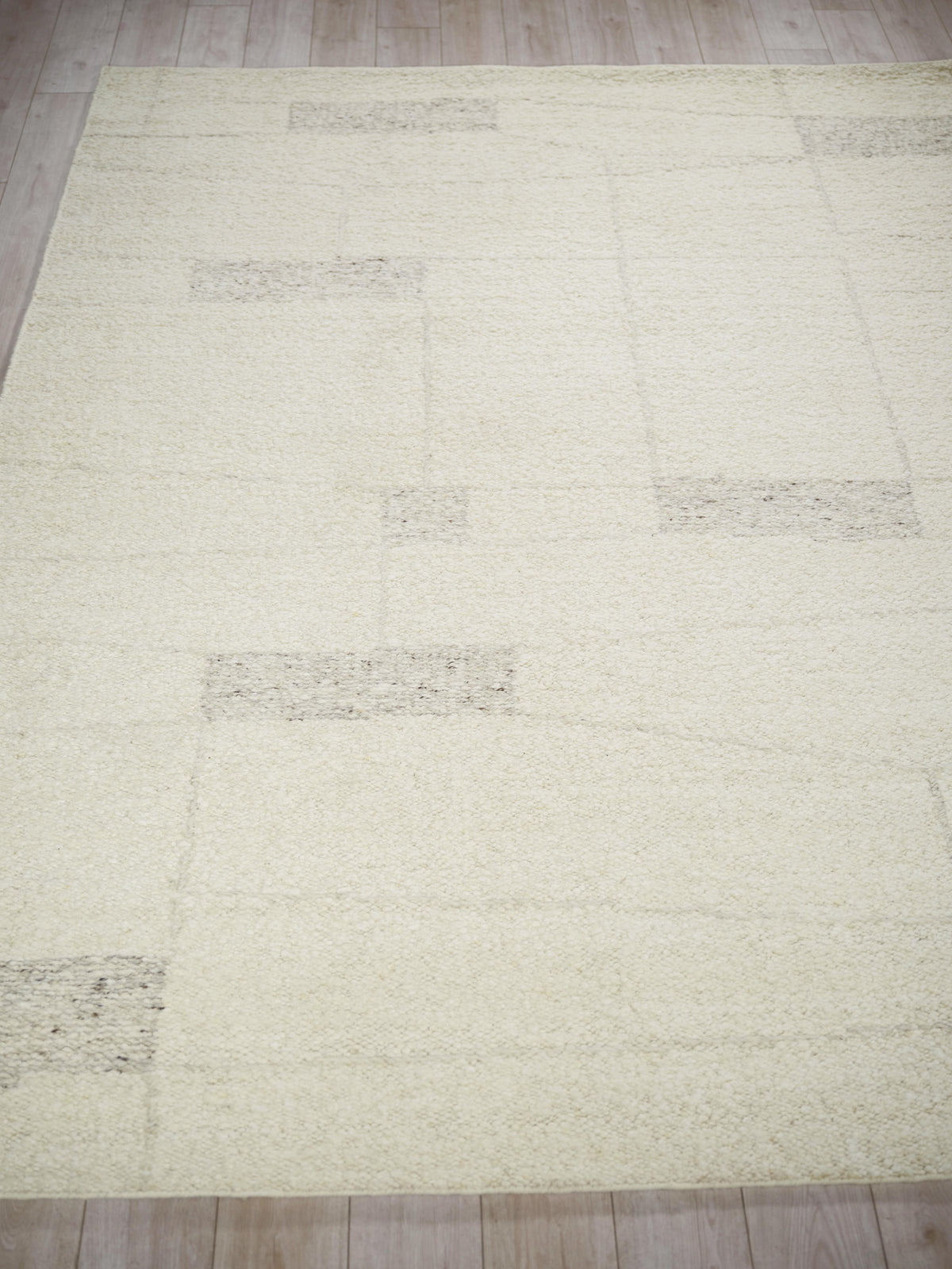 Exquisite Rugs Kokomo Flatweave New Zealand Wool in 7244 Ivory/Gray 6' x 9' Area Rug
