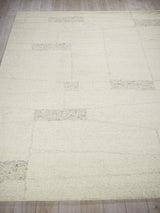 Exquisite Rugs Kokomo Flatweave New Zealand Wool in 7244 Ivory/Gray 8' x 10' Area Rug