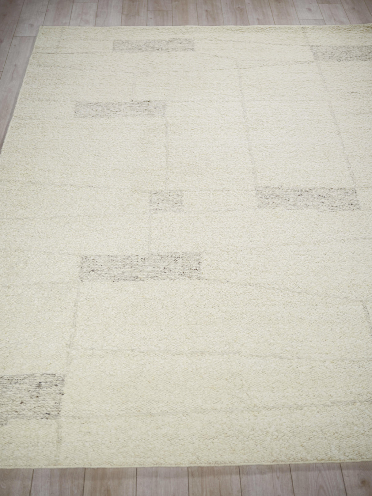 Exquisite Rugs Kokomo Flatweave New Zealand Wool in 7244 Ivory/Gray 9' x 12' Area Rug