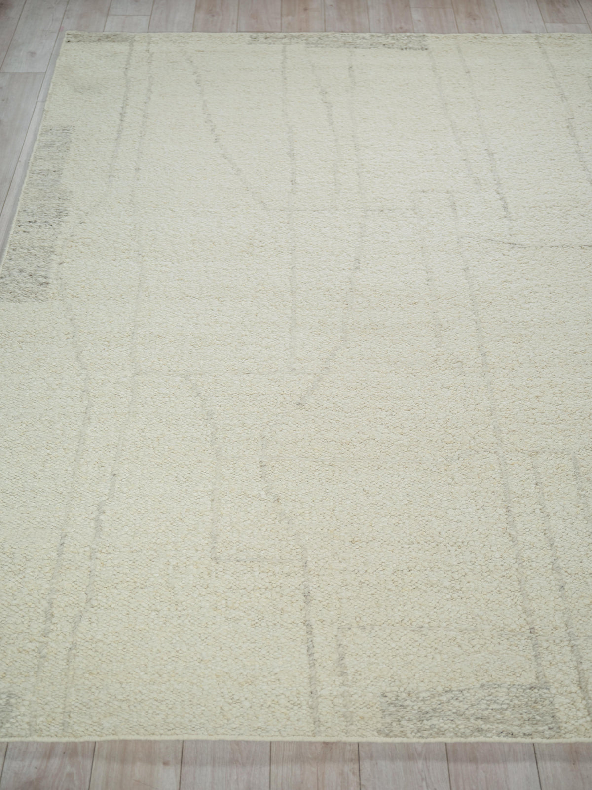 Exquisite Rugs Kokomo Flatweave New Zealand Wool in 7245 Ivory/Silver 6' x 9' Area Rug