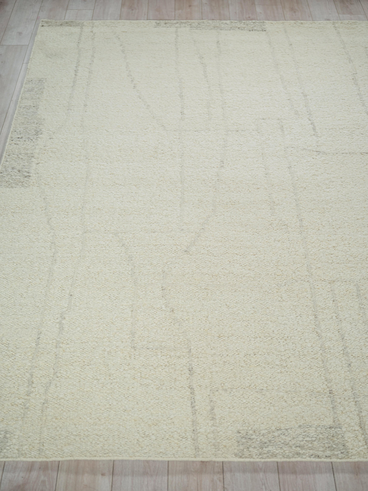Exquisite Rugs Kokomo Flatweave New Zealand Wool in 7245 Ivory/Silver 8' x 10' Area Rug