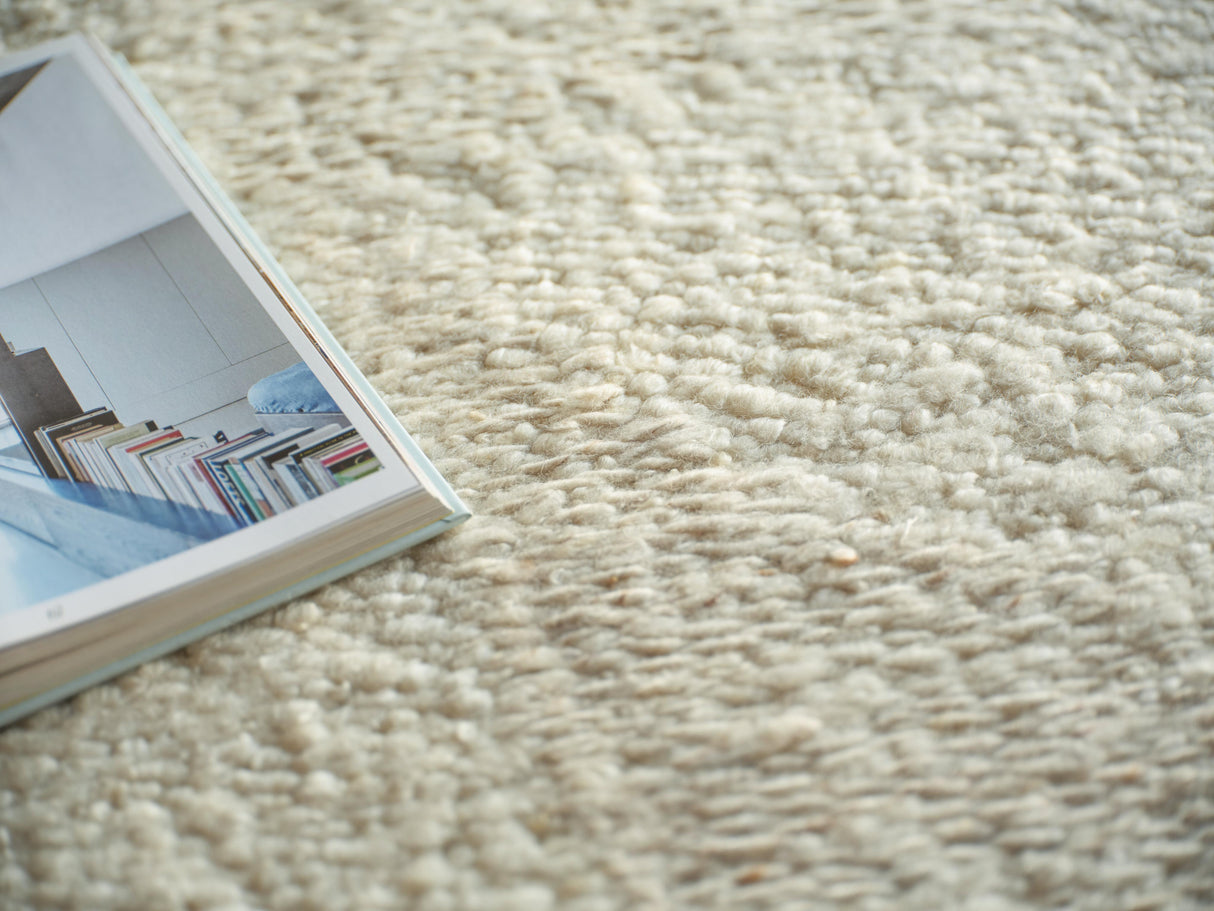 Exquisite Rugs Kokomo Flatweave New Zealand Wool in 7246 Ivory/Taupe 8' x 10' Area Rug