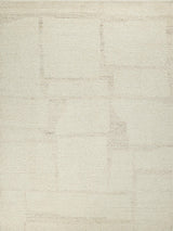 Exquisite Rugs Kokomo Flatweave New Zealand Wool in 7246 Ivory/Taupe 9' x 12' Area Rug