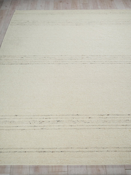 Exquisite Rugs Kokomo Flatweave New Zealand Wool in 7250 Ivory/Beige 8' x 10' Area Rug