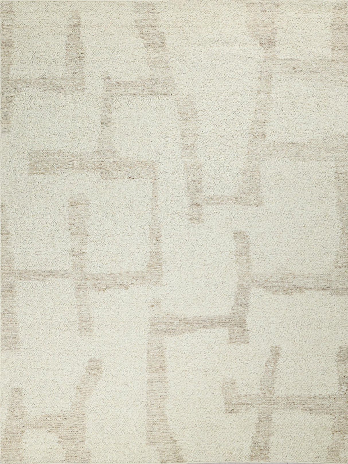 Exquisite Rugs Kokomo Flatweave New Zealand Wool in 7252 Ivory/Sand 2' x 3' Area Rug