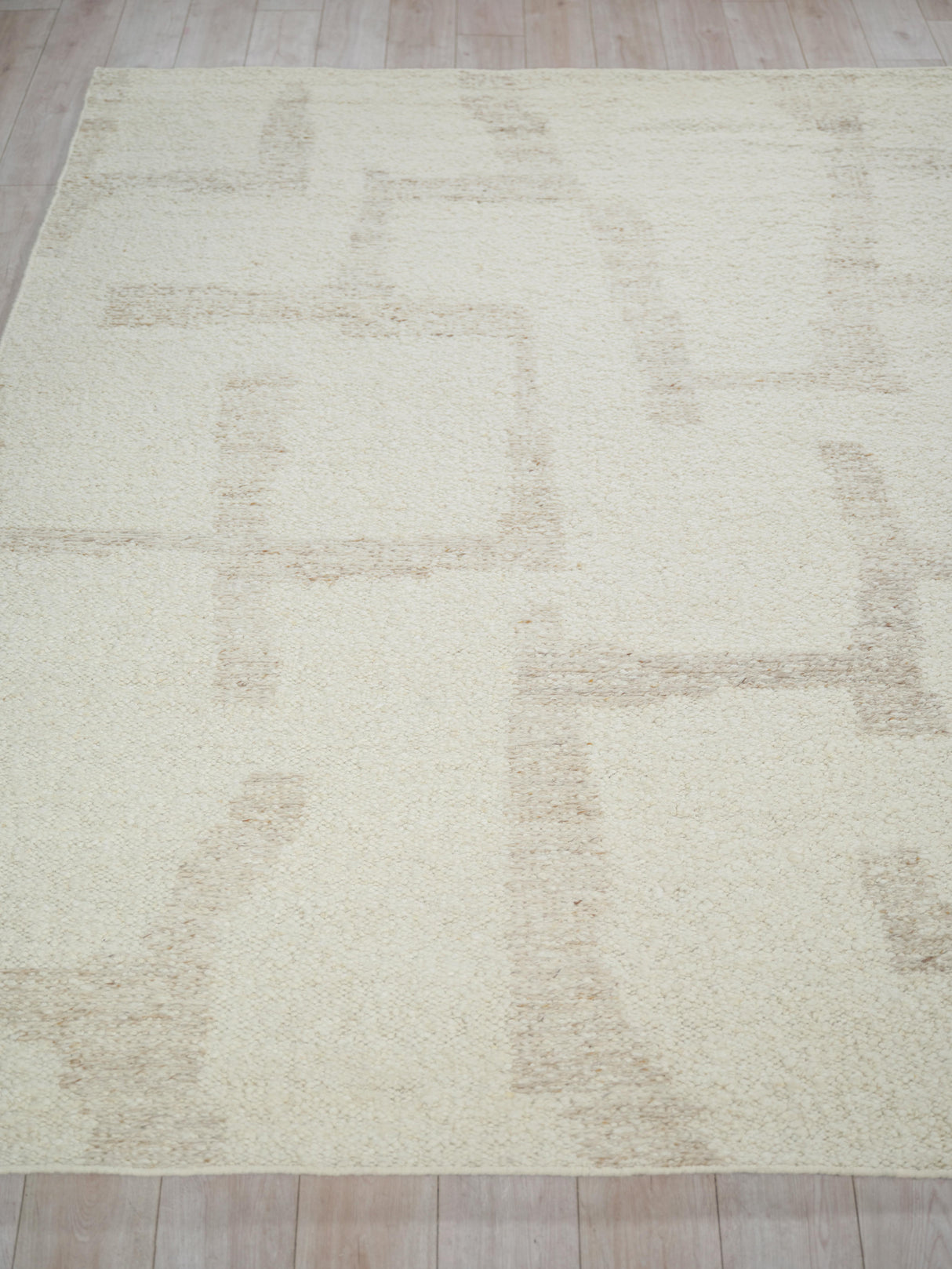 Exquisite Rugs Kokomo Flatweave New Zealand Wool in 7252 Ivory/Sand 2' x 3' Area Rug