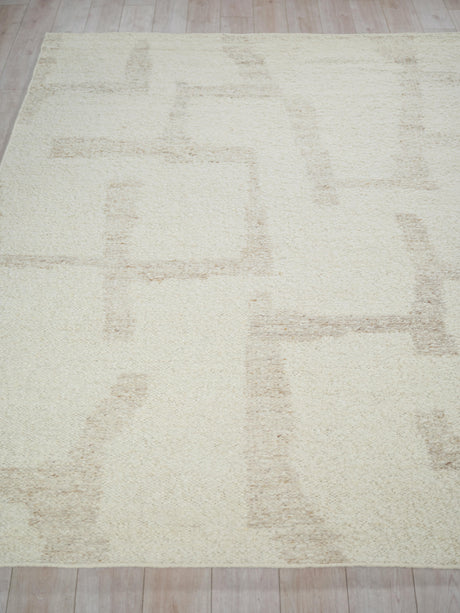 Exquisite Rugs Kokomo Flatweave New Zealand Wool in 7252 Ivory/Sand 2' x 3' Area Rug