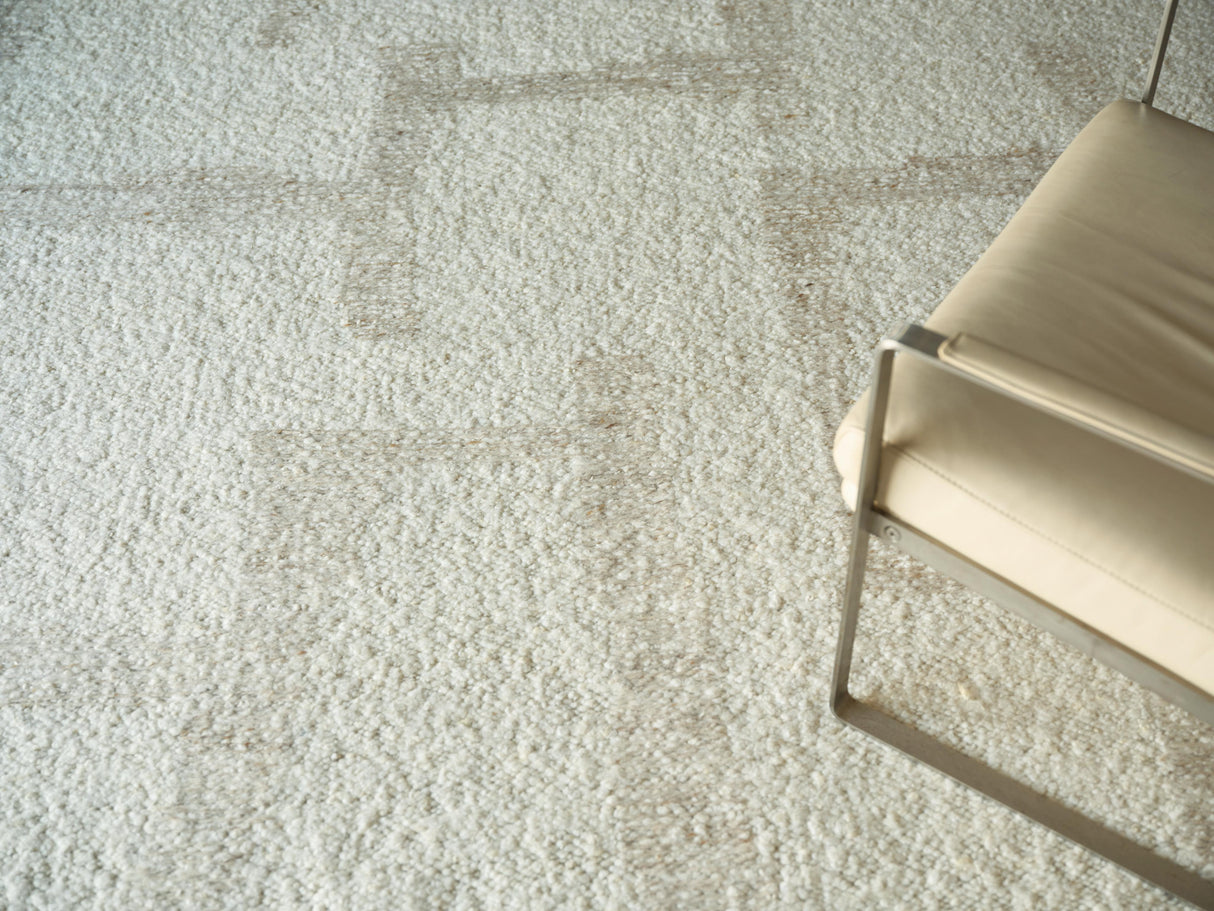 Exquisite Rugs Kokomo Flatweave New Zealand Wool in 7252 Ivory/Sand 2' x 3' Area Rug