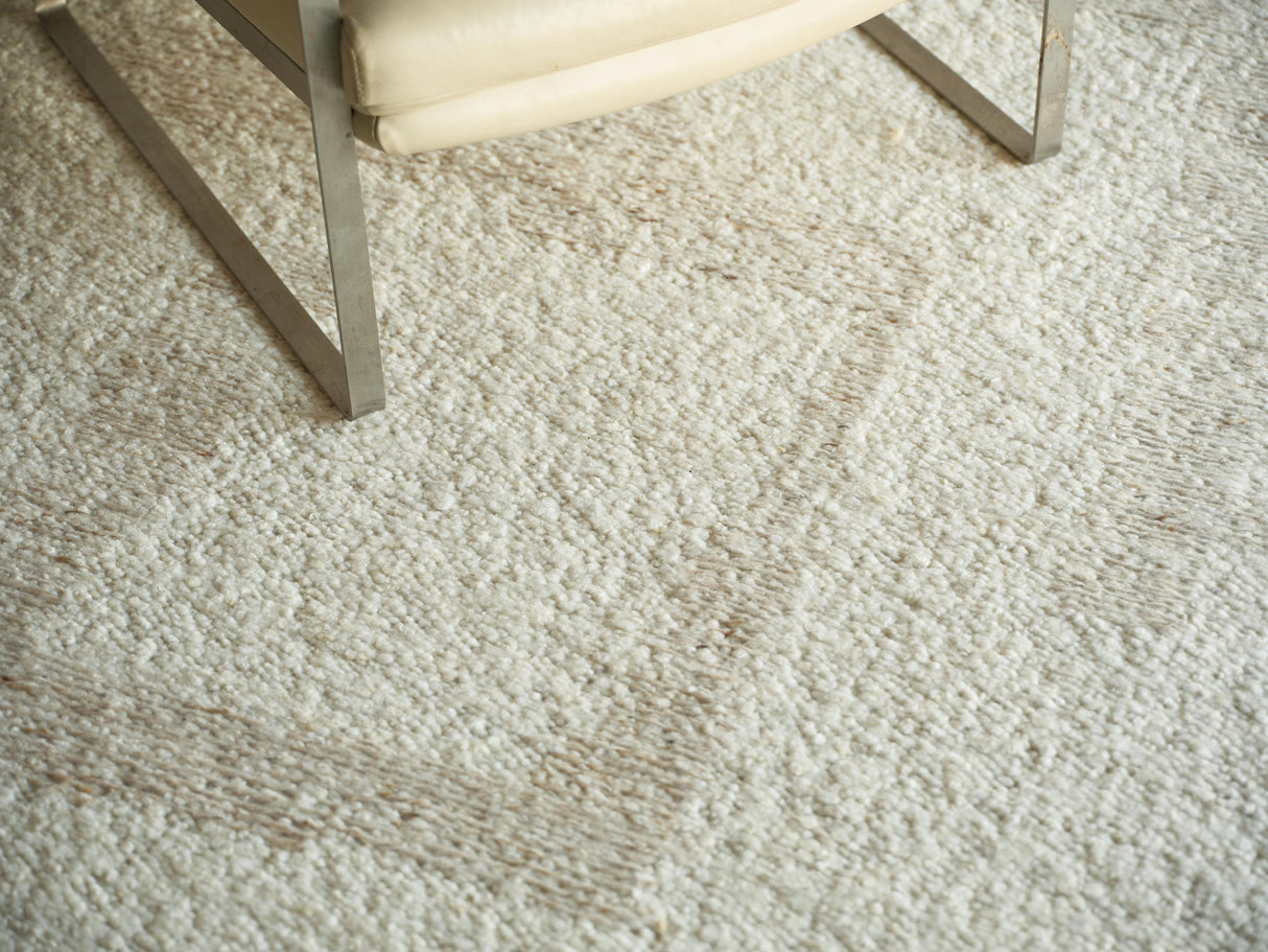 Exquisite Rugs Kokomo Flatweave New Zealand Wool in 7252 Ivory/Sand 8' x 10' Area Rug