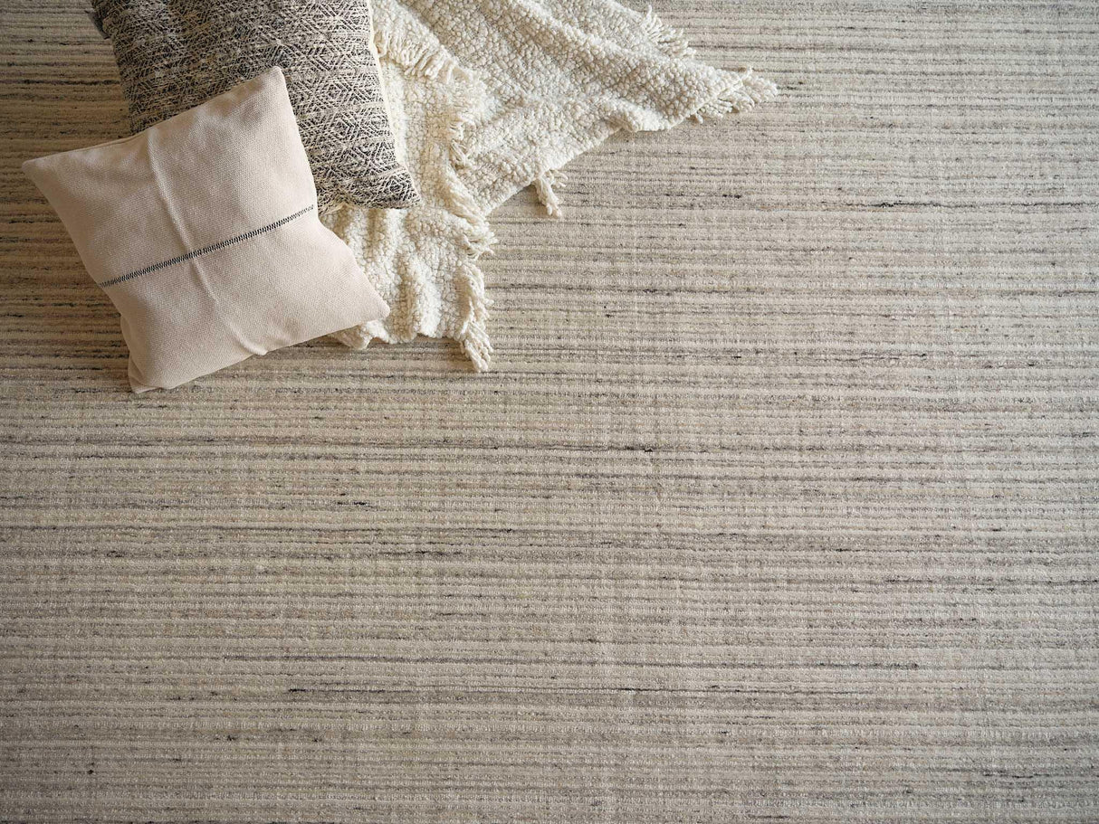 Exquisite Rugs Elko Hand Loomed New Zealand Wool in 7254 Gray 14' x 18' Area Rug