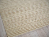 Exquisite Rugs Elko Hand Loomed New Zealand Wool in 7255 Beige 8' x 10' Area Rug