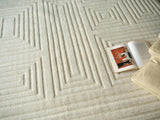 Exquisite Rugs Teton Hand Tufted New Zealand Wool in 7257 Beige/Ivory 4' x 6' Area Rug