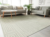 Exquisite Rugs Teton Hand Tufted New Zealand Wool in 7259 Cream/Ivory 15' x 12' Area Rug