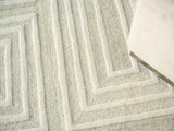 Exquisite Rugs Teton Hand Tufted New Zealand Wool in 7259 Cream/Ivory 15' x 12' Area Rug