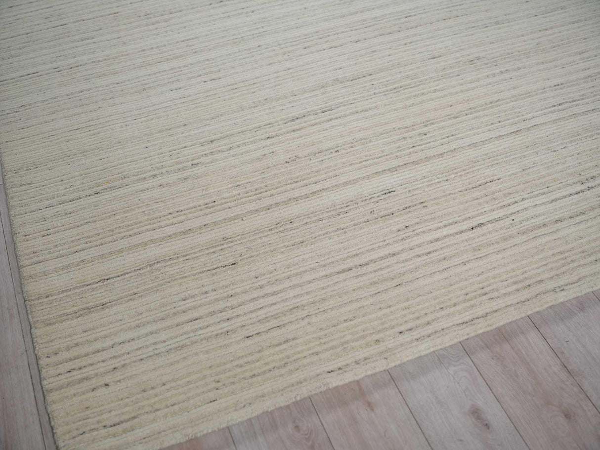Exquisite Rugs Elko Hand Loomed New Zealand Wool in 7270 Silver 14' x 18' Area Rug