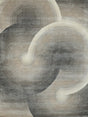 Exquisite Rugs Mitomo Hand Tufted Wool/Bamboo Silk in 7272 Charcoal/Ivory 5' x 7' Area Rug