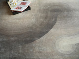 Exquisite Rugs Mitomo Hand Tufted Wool/Bamboo Silk in 7272 Charcoal/Ivory 5' x 7' Area Rug
