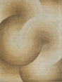 Exquisite Rugs Mitomo Hand Tufted Wool/Bamboo Silk in 7273 Light Beige/Ivory 5' x 7' Area Rug