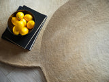 Exquisite Rugs Mitomo Hand Tufted Wool/Bamboo Silk in 7273 Light Beige/Ivory 7' x 5' Area Rug