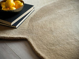 Exquisite Rugs Mitomo Hand Tufted Wool/Bamboo Silk in 7273 Light Beige/Ivory 7' x 5' Area Rug