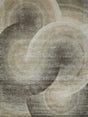 Exquisite Rugs Mitomo Hand Tufted Wool/Viscose in 7274 Taupe 4' x 6' Area Rug