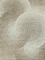 Exquisite Rugs Mitomo Hand Tufted Wool/Bamboo Silk in 7275 Pearl 5' x 7' Area Rug