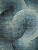 Exquisite Rugs Mitomo Hand Tufted Wool/Bamboo Silk in 7276 Sea Green 4' x 6' Area Rug