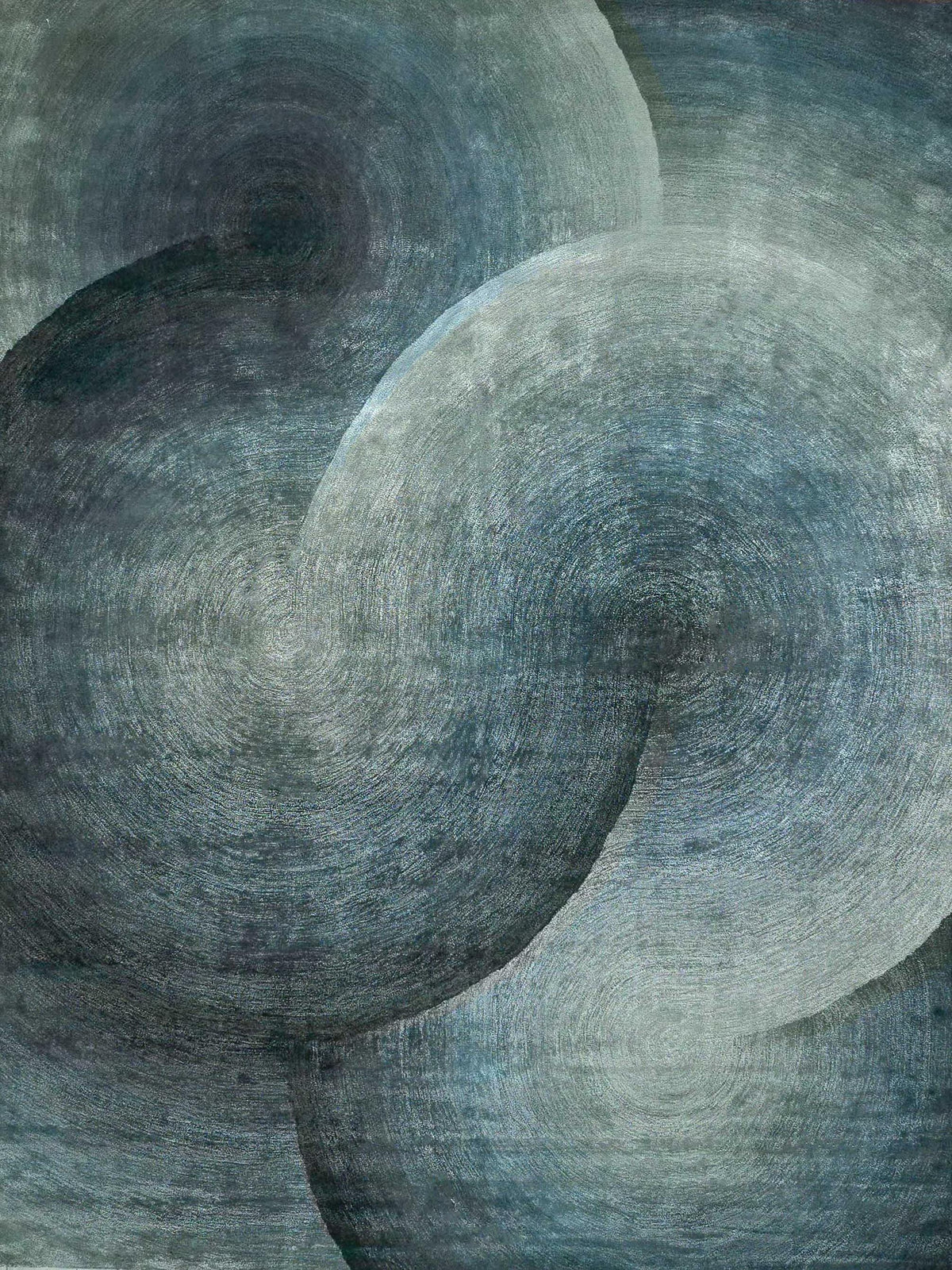 Exquisite Rugs Mitomo Hand Tufted Wool/Bamboo Silk in 7276 Sea Green 9' x 12' Area Rug