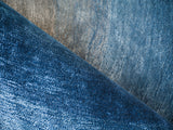 Exquisite Rugs Mitomo Hand Tufted Wool/Bamboo Silk in 7277 Navy/Gray 5' x 7' Area Rug