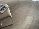 Exquisite Rugs Mitomo Hand Tufted Wool/Bamboo Silk in 7278 Charcoal/Ivory 4' x 6' Area Rug