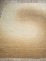 Exquisite Rugs Mitomo Hand Tufted Wool/Viscose in 7279 Light Beige/Ivory 9' x 12' Area Rug