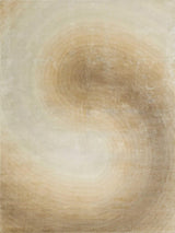 Exquisite Rugs Mitomo Hand Tufted Wool/Viscose in 7279 Light Beige/Ivory 9' x 12' Area Rug