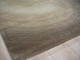 Exquisite Rugs Mitomo Hand Tufted Wool/Bamboo Silk in 7280 Taupe 8' x 10' Area Rug