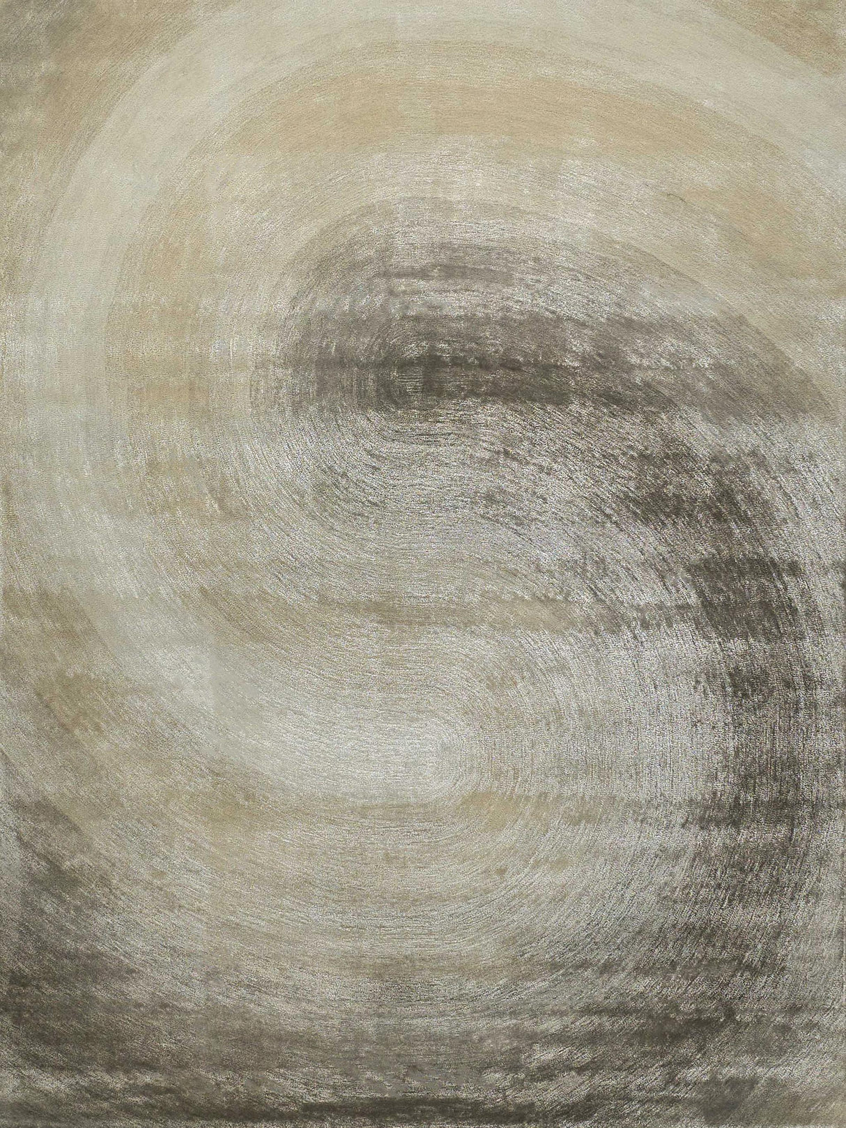 Exquisite Rugs Mitomo Hand Tufted Wool/Bamboo Silk in 7280 Taupe 9' x 12' Area Rug