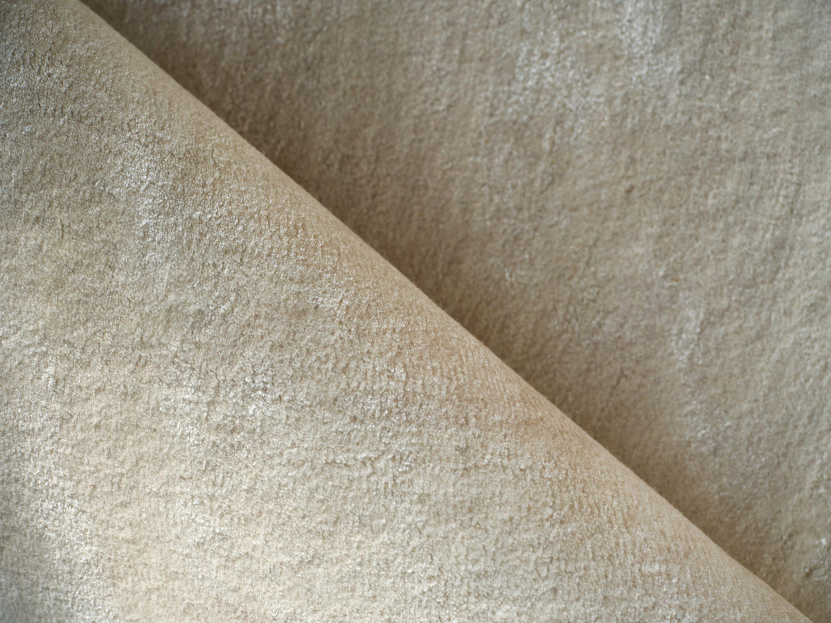 Exquisite Rugs Mitomo Hand Tufted Wool/Bamboo Silk in 7281 Pearl 5' x 7' Area Rug