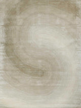 Exquisite Rugs Mitomo Hand Tufted Wool/Bamboo Silk in 7281 Pearl 5' x 7' Area Rug