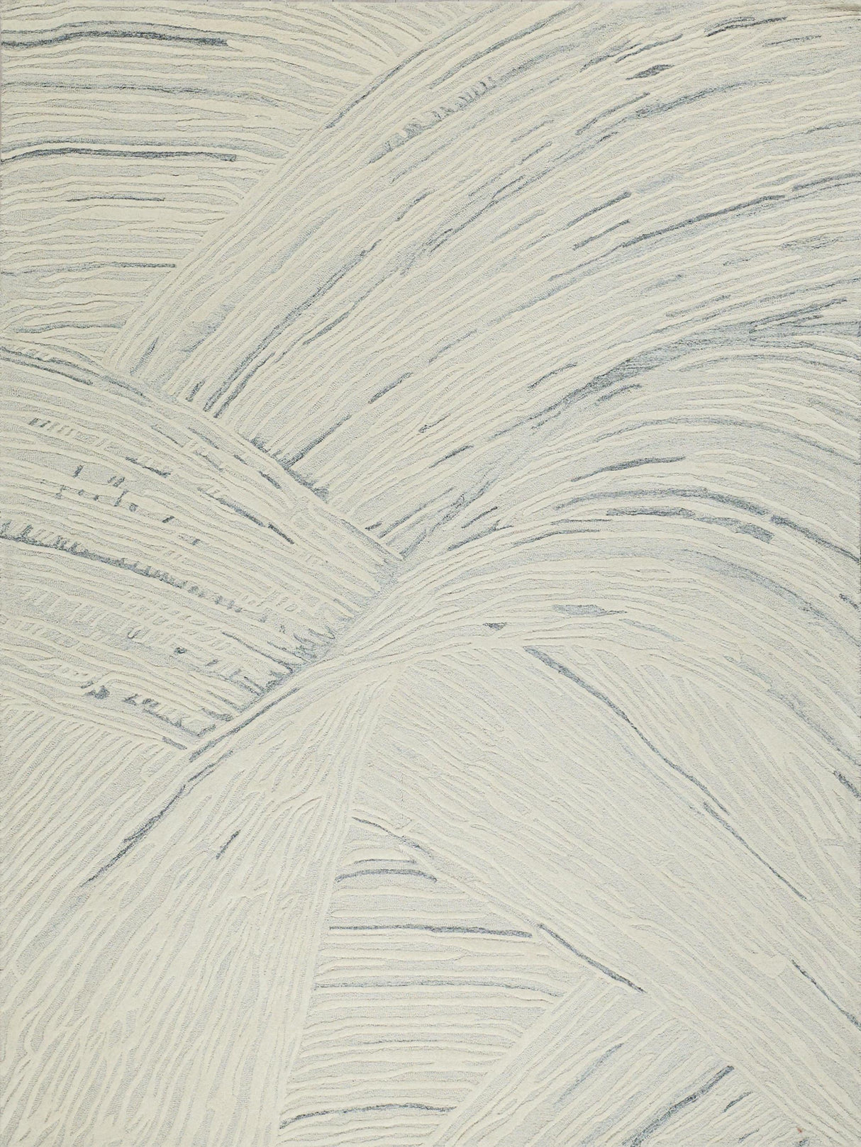 Exquisite Rugs Entro Hand Tufted New Zealand Wool in 7318 Silver/Ivory 14' x 18' Area Rug