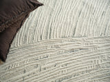 Exquisite Rugs Entro Hand Tufted New Zealand Wool in 7318 Silver/Ivory 2' x 3' Area Rug