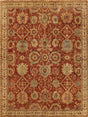 Exquisite Rugs Antique Weave Serapi Hand Knotted New Zealand Wool in 8340 Red/Ivory 8' x 10' Area Rug
