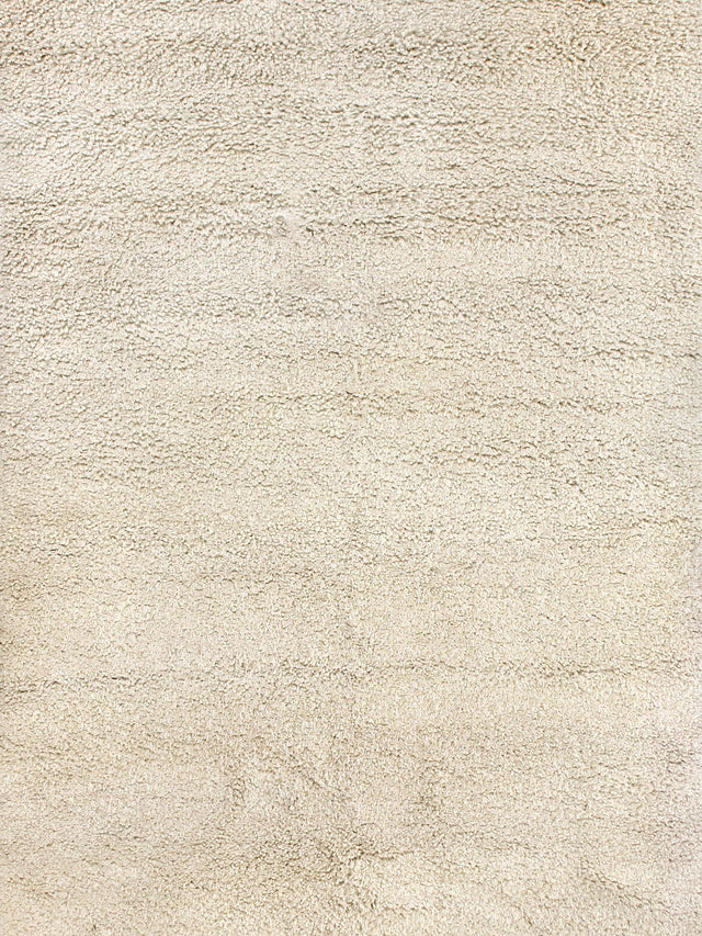 Exquisite Rugs Sumo Shag Hand Loomed New Zealand Wool in 9157 Ivory 9.5' x 13.5' Area Rug