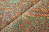 Exquisite Rugs Mamluk Hand Knotted New Zealand Wool in 9205 Rust/Green 14' x 18' Area Rug