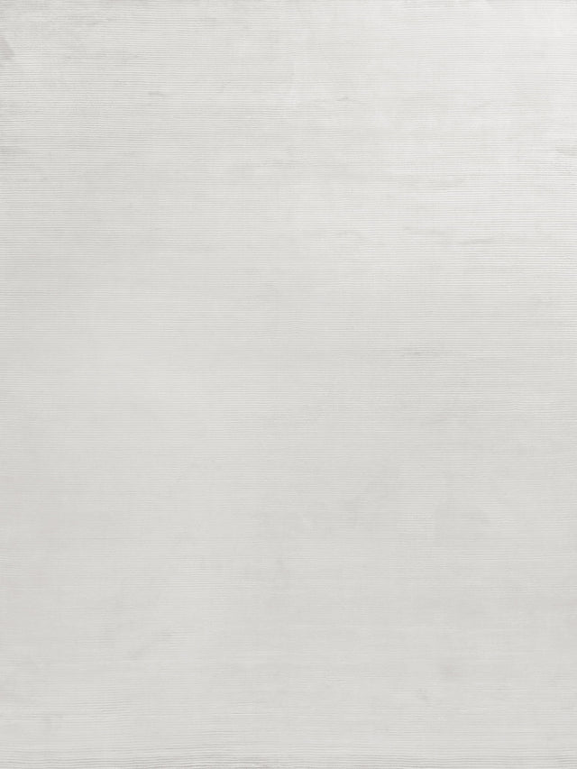 Exquisite Rugs Dove Hand Loomed Viscose in 9414 White 6' x 9' Area Rug