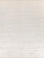 Exquisite Rugs Dove Plain Hand Loomed Viscose in 9661 White 4' x 6' Area Rug