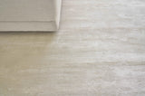 Exquisite Rugs Dove Plain Hand Loomed Viscose in 9661 White 4' x 6' Area Rug