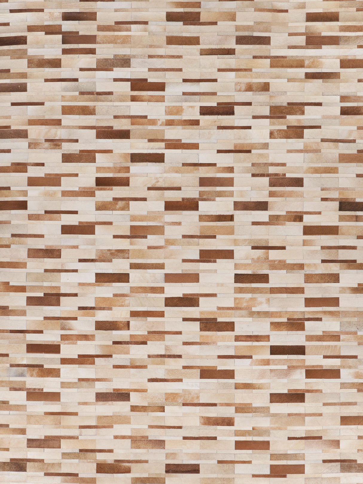 Exquisite Rugs Natural Hide Handmade Leather Hide in 9784 Beige 13.5' x 17.5' Area Rug