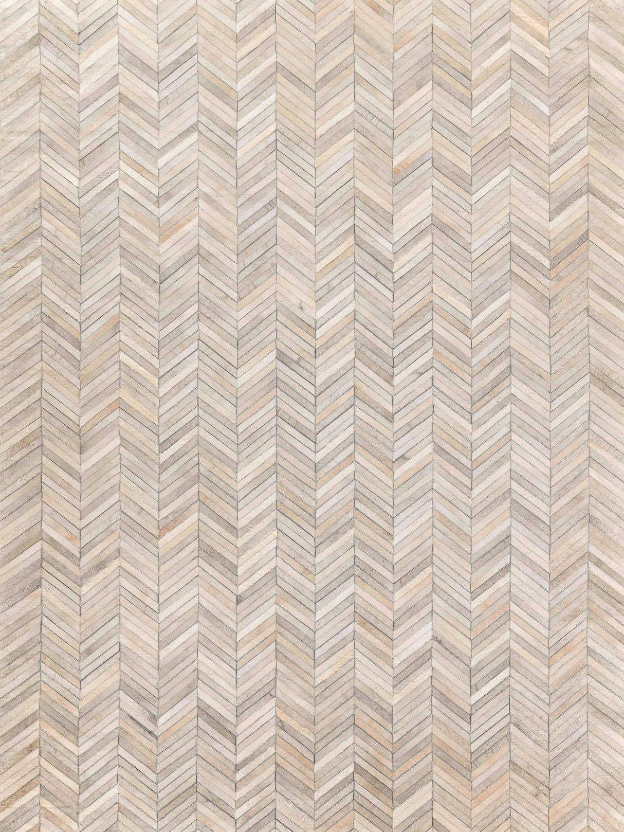 Exquisite Rugs Natural Hide Handmade Leather Hide in 9904 Silver 9.5' x 13.5' Area Rug