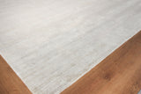 Exquisite Rugs Sanctuary Hand-loomed Bamboo Silk/Wool 9907 Ivory/Gray 2' x 3' Area Rug