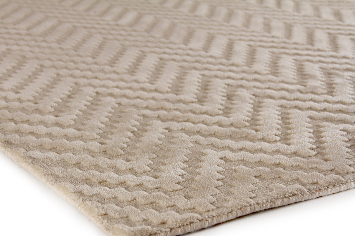 Exquisite Rugs Demani Hand Loomed New Zealand Wool in 9943 Linen 14' x 18' Area Rug