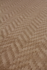 Exquisite Rugs Demani Hand Loomed New Zealand Wool in 9944 Straw 6' x 9' Area Rug