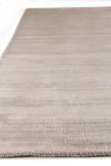 Exquisite Rugs Sanctuary Hand Loomed Bamboo Silk/Wool in 9962 Dark Tan 12' x 15' Area Rug